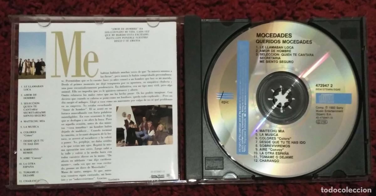 CDs de m&uacute;sica: MOCEDADES (QUERIDOS MOCEDADES) CD 1993 - Foto 3