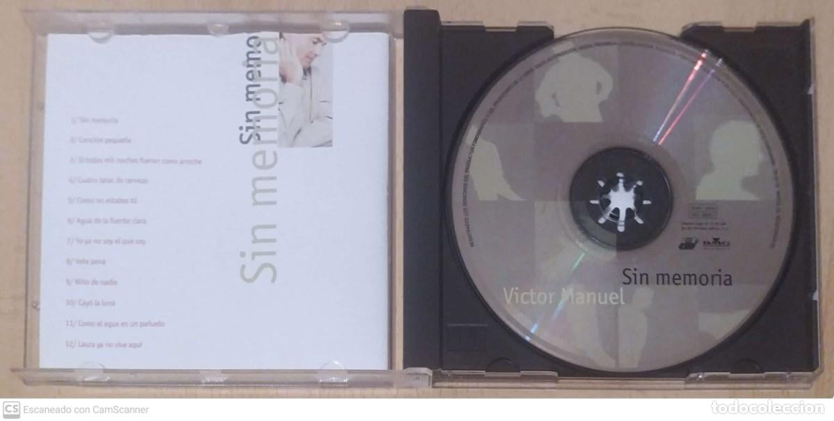 CDs de m&uacute;sica: VICTOR MANUEL (SIN MEMORIA) CD 1996 - Foto 3