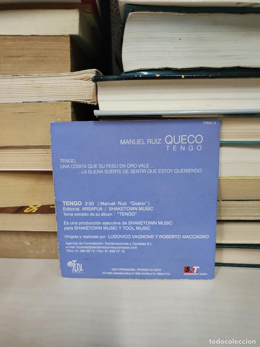 CDs de m&uacute;sica: Manuel Ruiz Queco &ndash; Tengo - Foto 2