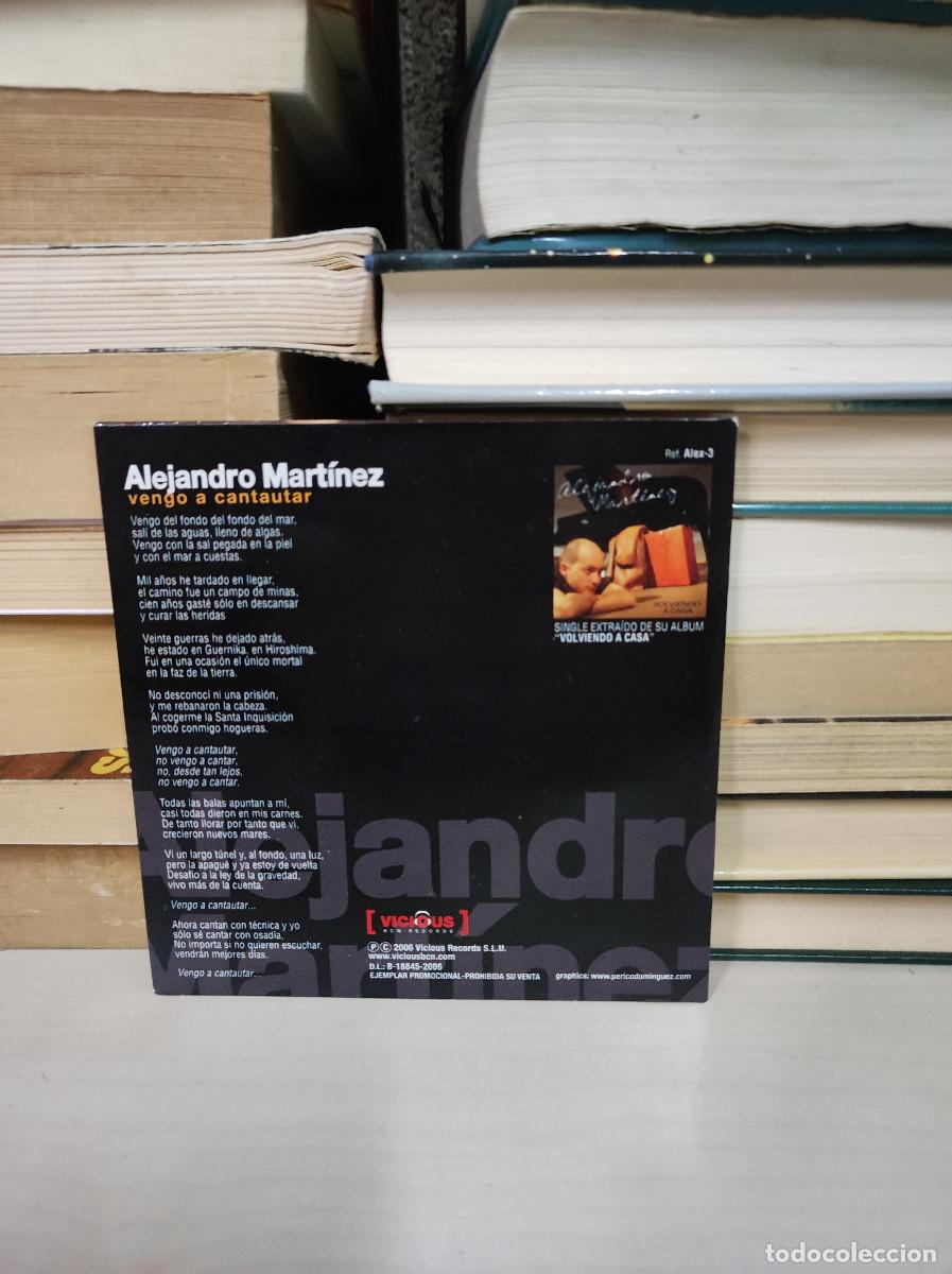 CDs de m&uacute;sica: Alejandro Mart&iacute;nez &ndash; Vengo a Cantautar - Foto 2