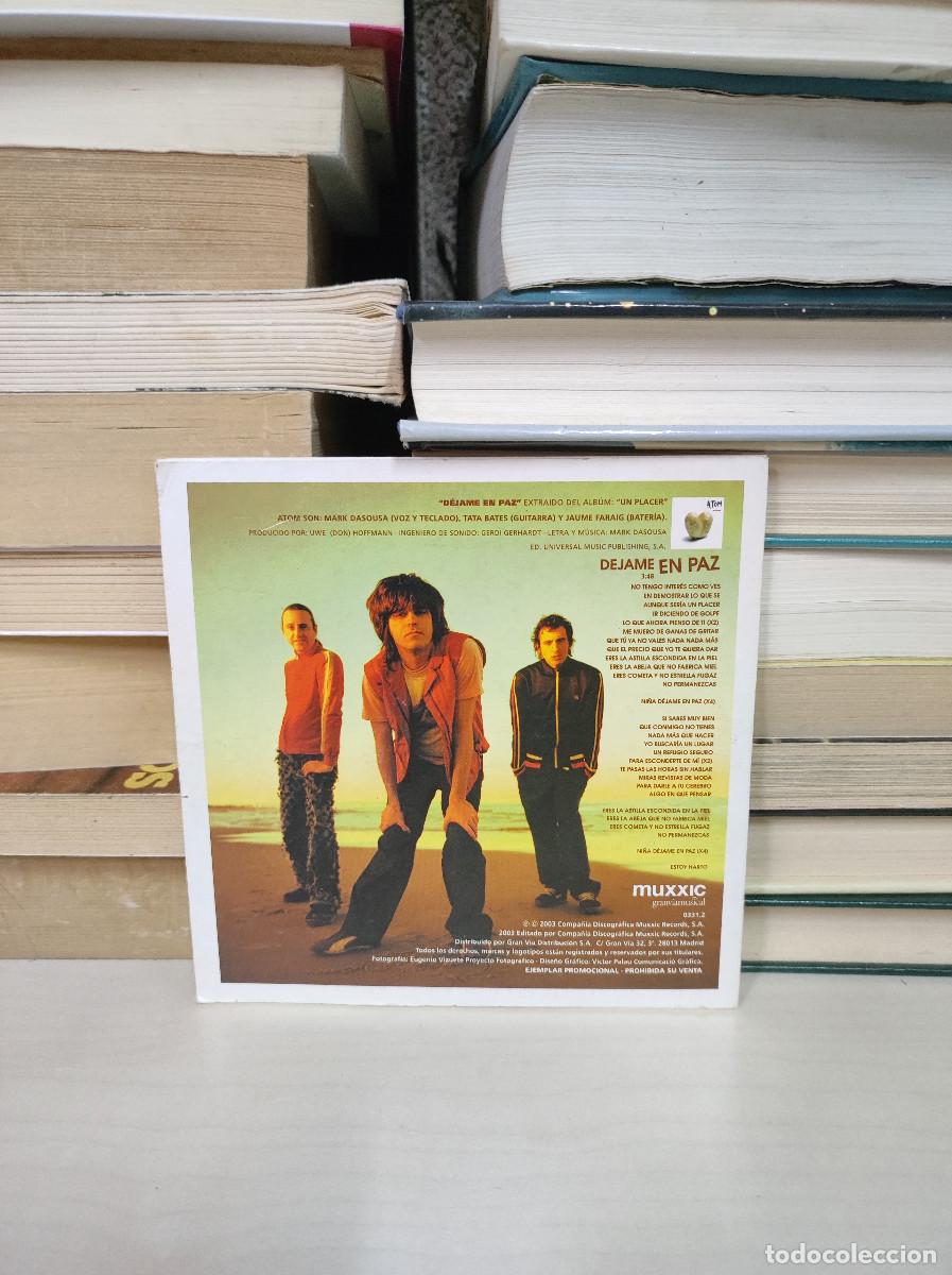 CDs de m&uacute;sica: Atom &ndash; Dejame En Paz - Foto 2