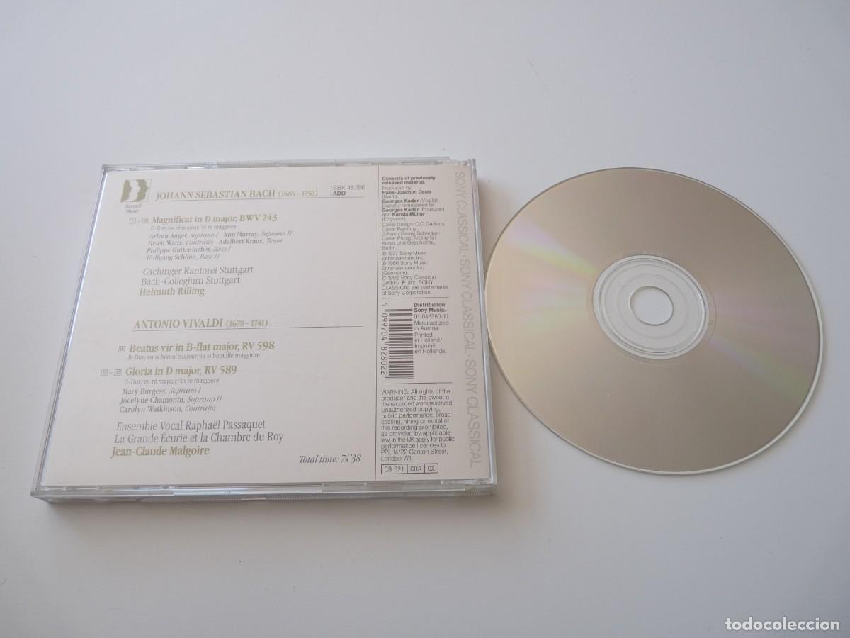 CDs de m&uacute;sica: CD BACH: MAGNIFICAT VIVALDI: GLORIA REF: 7-29 - Foto 2