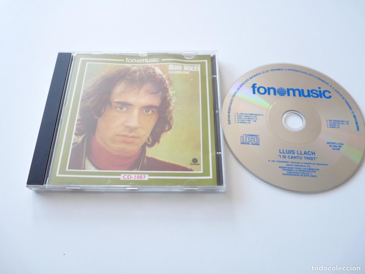 CDs de m&uacute;sica: CD LLUIS LLACH I SI CANTO TRIST REF: 7-53 - Foto 1