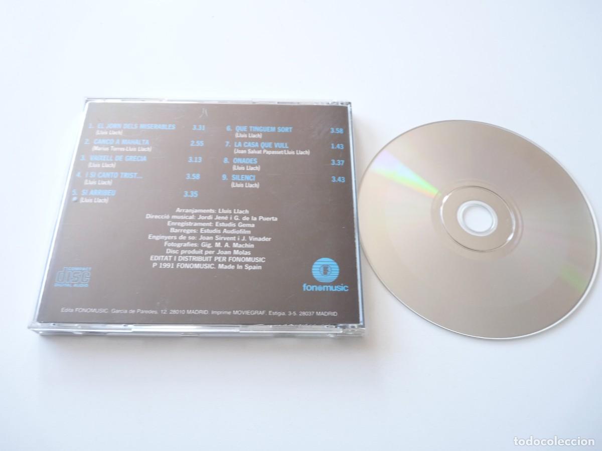 CDs de m&uacute;sica: CD LLUIS LLACH I SI CANTO TRIST REF: 7-53 - Foto 2