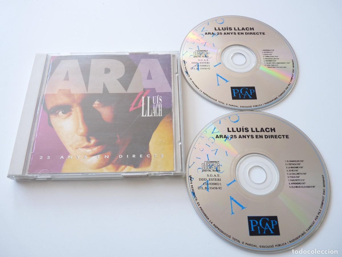 CDs de m&uacute;sica: CD LLUIS LLACH ARA 25 ANYS EN DIRECTE REF: 7-56 - Foto 1