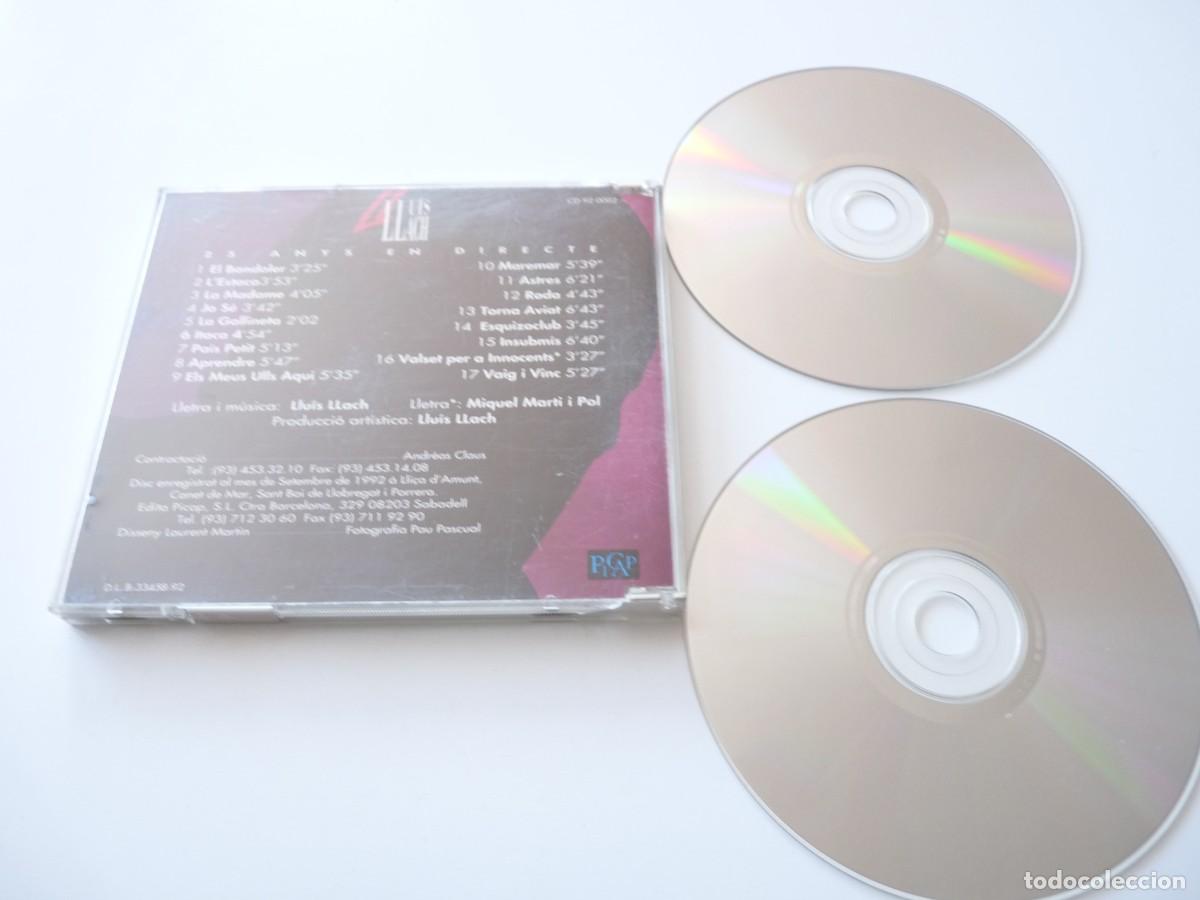 CDs de m&uacute;sica: CD LLUIS LLACH ARA 25 ANYS EN DIRECTE REF: 7-56 - Foto 2