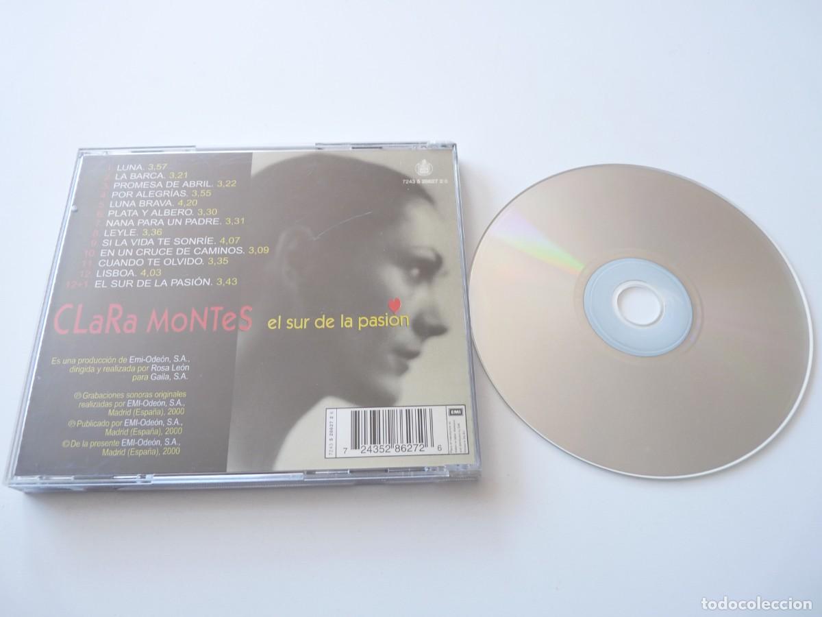 CDs de m&uacute;sica: CD EL SUR DE LA PASION de CLARA MONTES REF: 8-4 - Foto 2