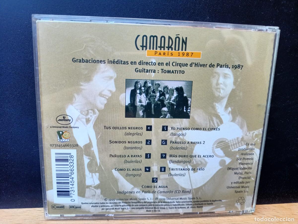 CDs de m&uacute;sica: CAMAR&Oacute;N CON TOMATITO - PAR&Iacute;S - 1987 - Foto 4
