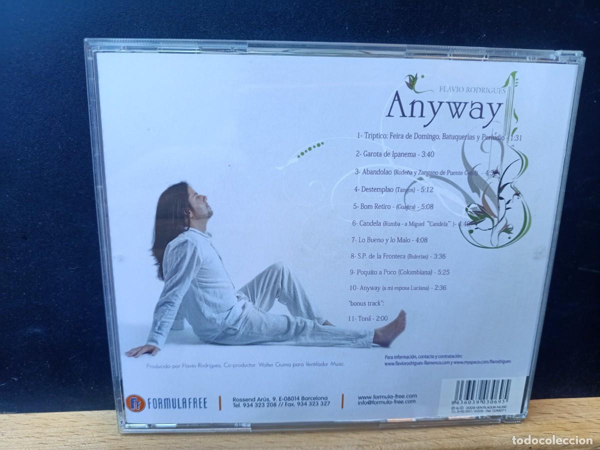 CDs de m&uacute;sica: FLAVIO RODRIGUES - ANYWAY - 2009 - Foto 3