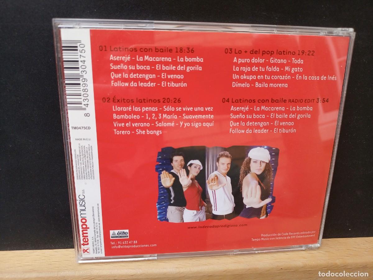 CDs de m&uacute;sica: LA D&Eacute;CADA PRODIGIOSA - UNA D&Eacute;CADA LATINA - 2003 - Foto 4