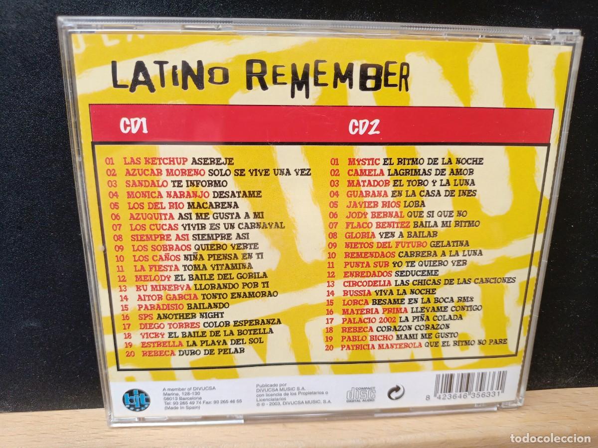 CDs de m&uacute;sica: LATINO REMEMBER - 2003 - 2 CD - 2003 - Foto 4