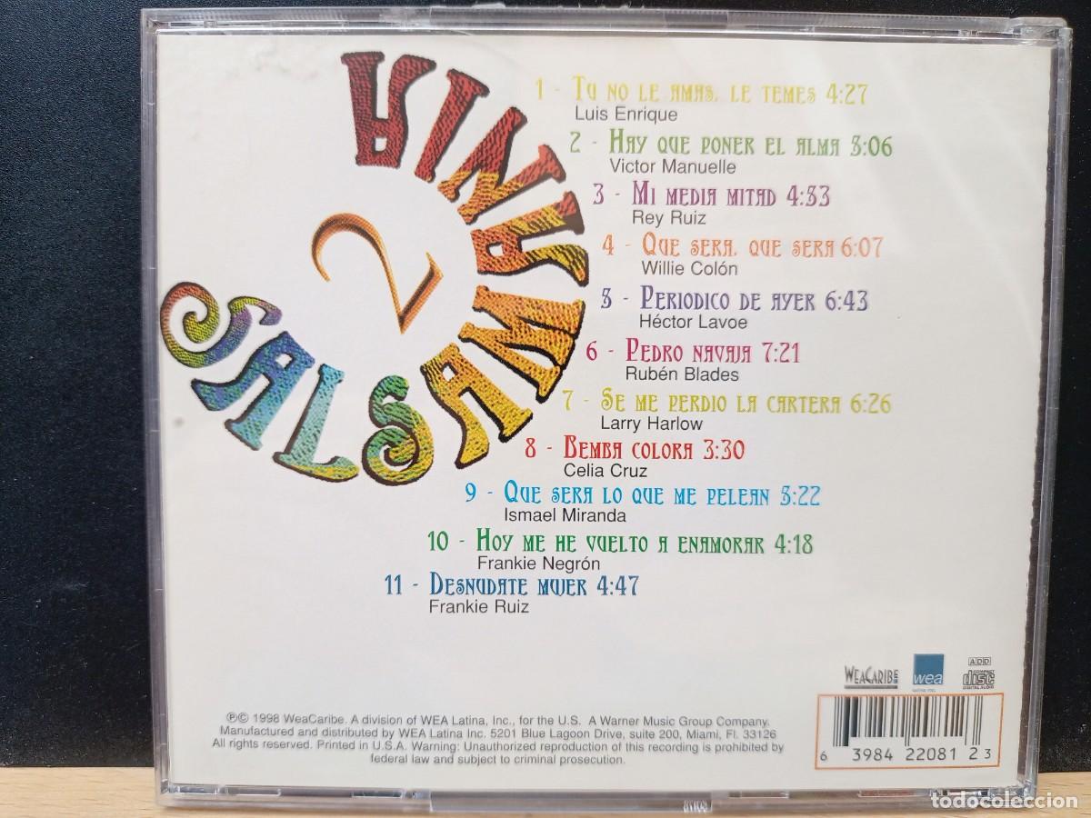 CDs de m&uacute;sica: SALSAMAN&Iacute;A 2 - AYER Y HOY - 1998 - Foto 4
