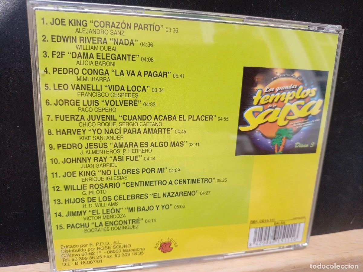 CDs de m&uacute;sica: LOS GRANDES TEMPLOS DE LA SALSA - DISCO 3 - 2001 - Foto 4