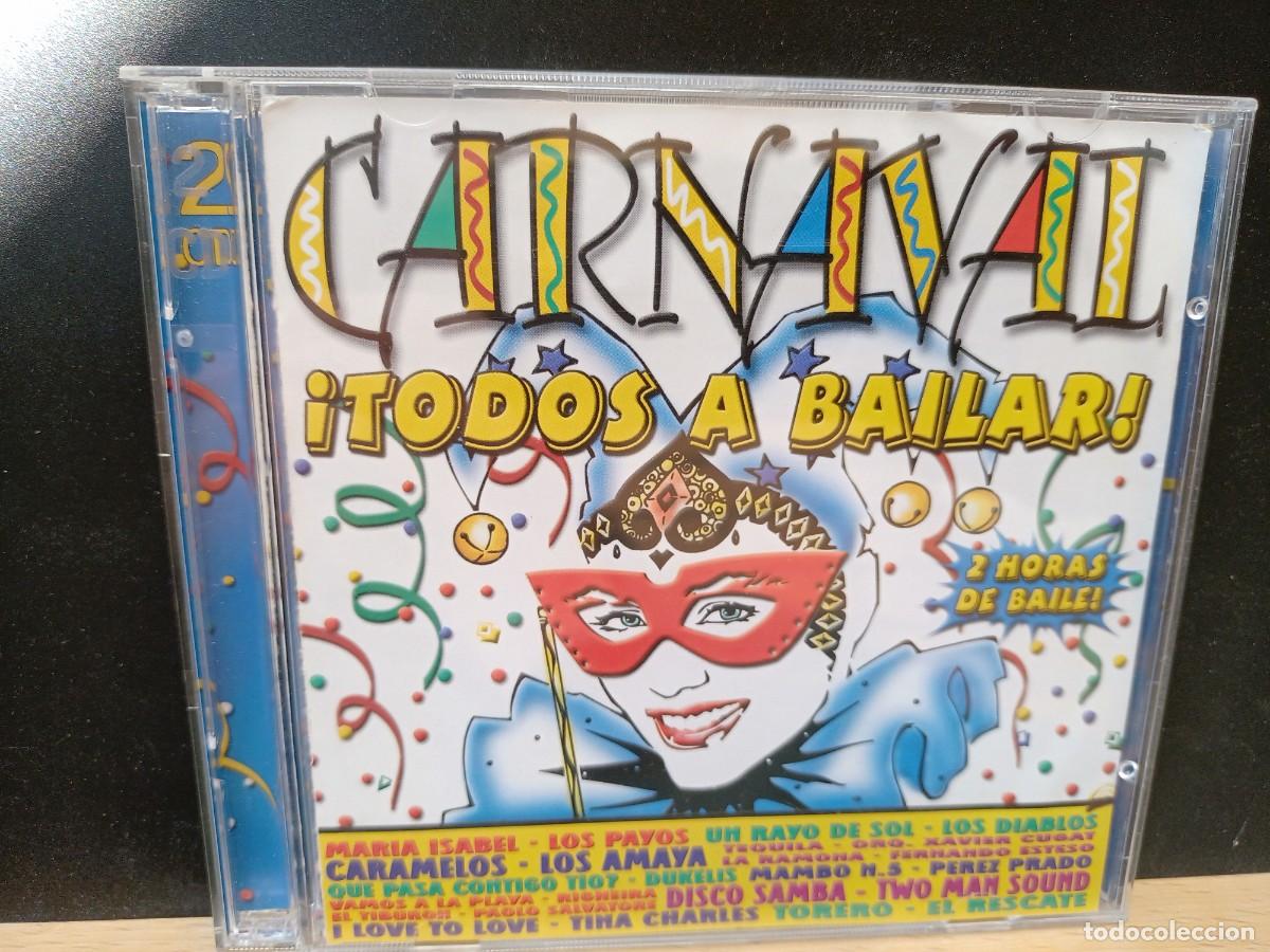 CDs de m&uacute;sica: CARNAVAL - &iexcl;TODOS A BAILAR! - 2 HORAS DE BAILE - 2 CD&acute;S - 2000 - Foto 1
