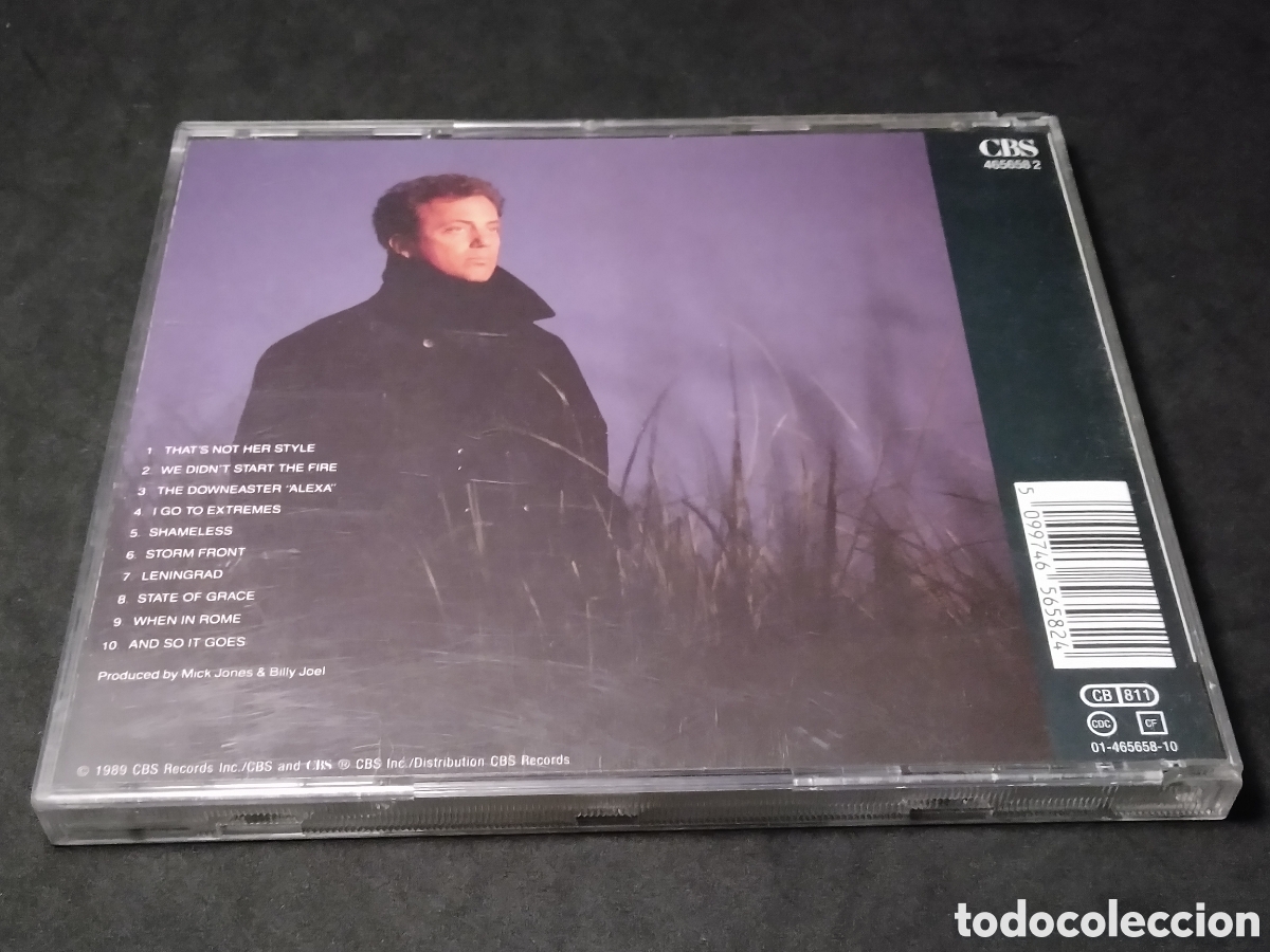 CDs de m&uacute;sica: BILLY JOEL - STORM FRONT - CD - DISCO VERIFICADO - 1989 - Foto 2