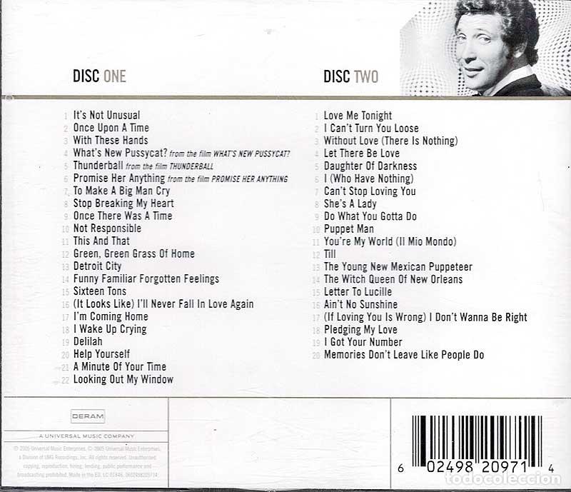 CDs de m&uacute;sica: Tom Jones - Gold. 2 x CD - Foto 2