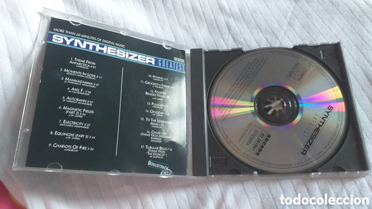 CDs de m&uacute;sica: CD SYNTHESIZER GREATEST - Foto 3