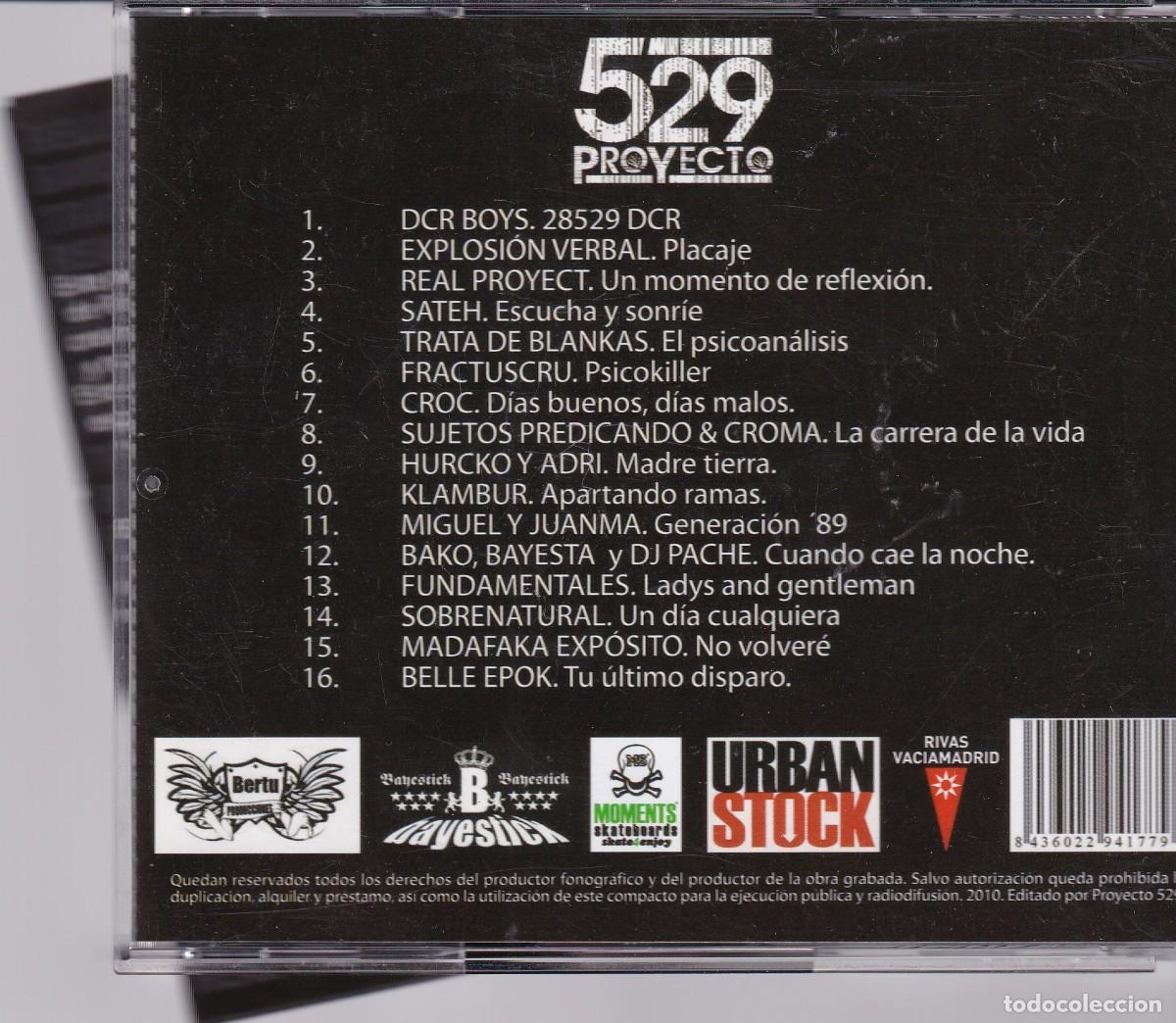 CDs de m&uacute;sica: Proyecto 529 - Foto 2