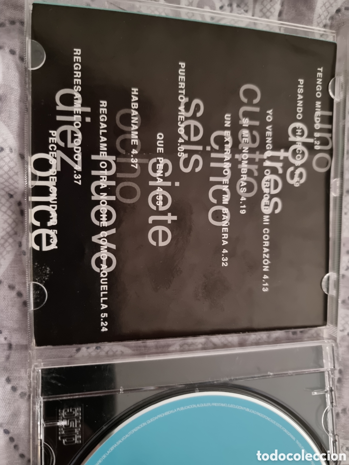 CDs de m&uacute;sica: Ana Bel&eacute;n Peces de ciudad CD 2001 - Foto 4