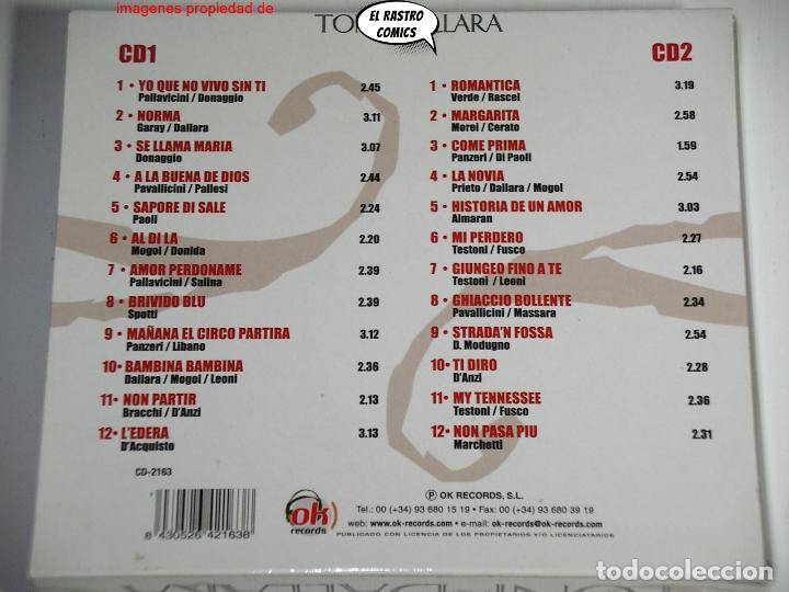 CDs de m&uacute;sica: Tony Dallara, &Eacute;xitos, box, doble, 2 CD, 2005, Chanson - Foto 2