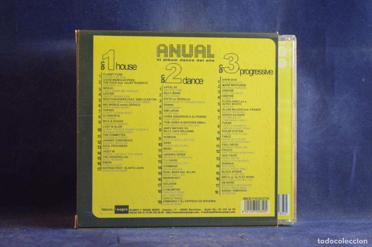 CDs de m&uacute;sica: VARIOUS - ANUAL (EL &Aacute;LBUM DANCE DEL A&Ntilde;O) - 3 CD - Foto 2