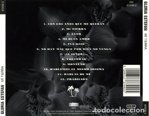 CDs de m&uacute;sica: Gloria Estefan &ndash; Mitierra-CD &ndash; 1993 - Foto 2