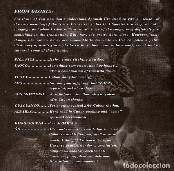 CDs de m&uacute;sica: Gloria Estefan &ndash; Mitierra-CD &ndash; 1993 - Foto 3