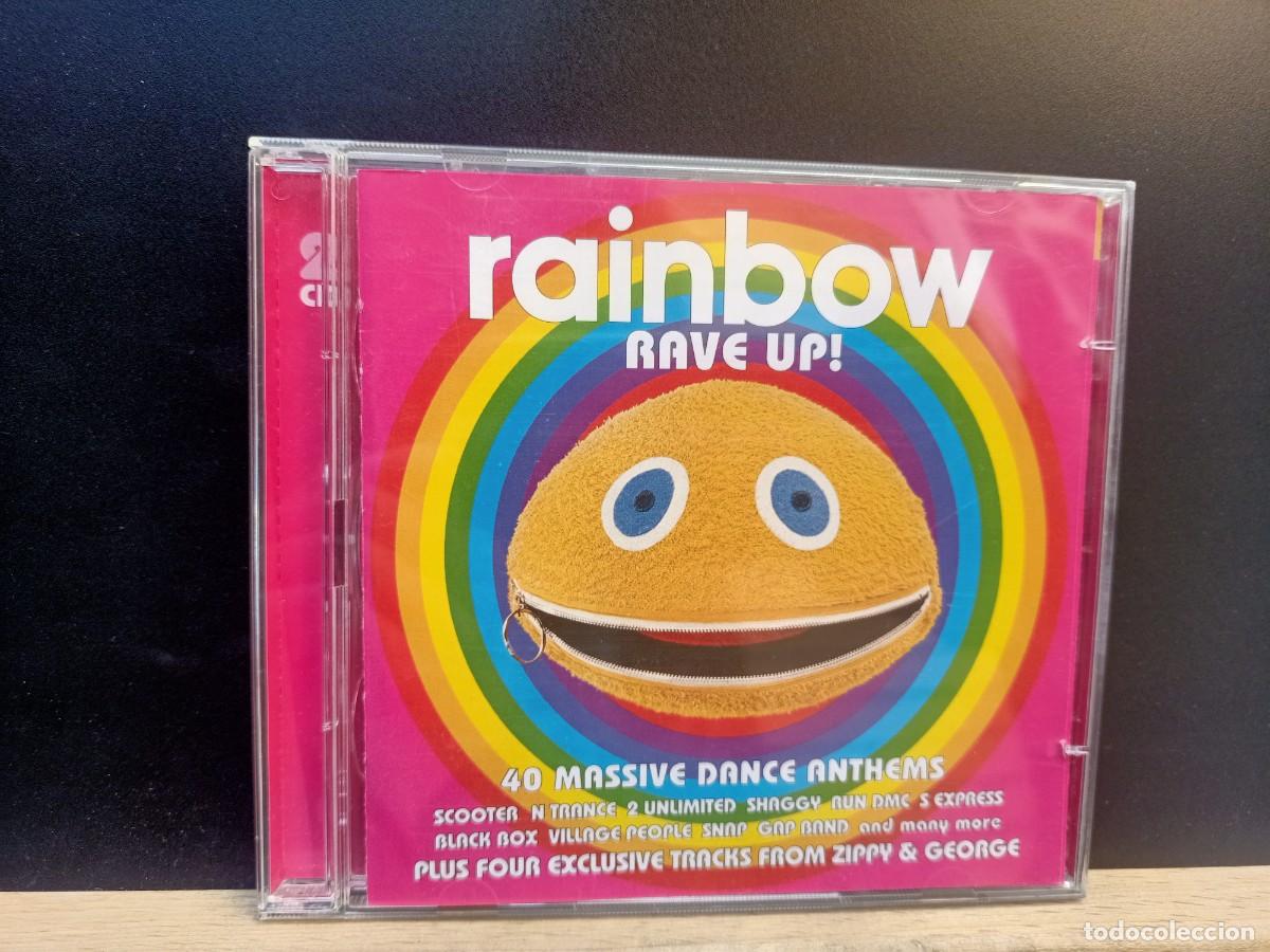 CDs de m&uacute;sica: RAINBOW RAVE UP! - 4O MASSIVE DANCE ANTHEMS - ESTUCHE DOBLE CD - 2002 - Foto 1