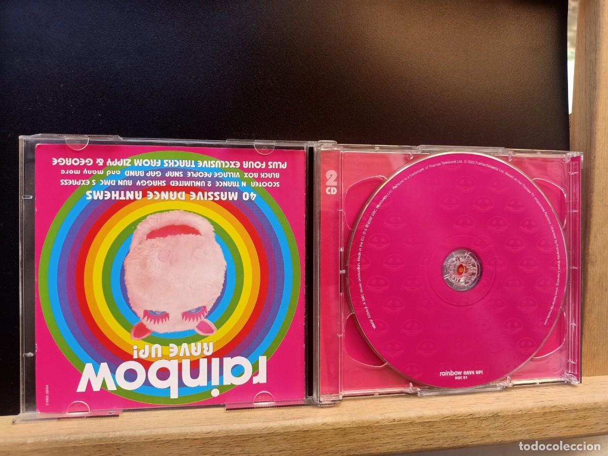 CDs de m&uacute;sica: RAINBOW RAVE UP! - 4O MASSIVE DANCE ANTHEMS - ESTUCHE DOBLE CD - 2002 - Foto 2