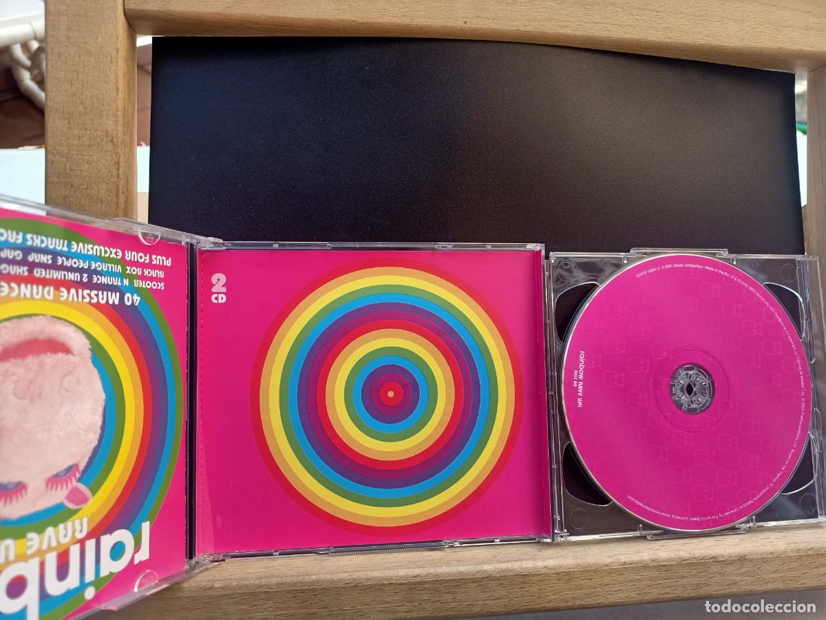 CDs de m&uacute;sica: RAINBOW RAVE UP! - 4O MASSIVE DANCE ANTHEMS - ESTUCHE DOBLE CD - 2002 - Foto 4