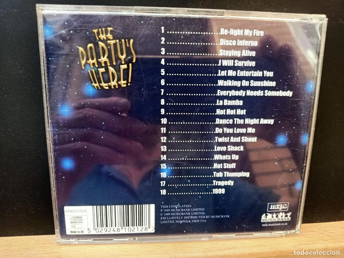 CDs de m&uacute;sica: THE PARTY&acute;S HERE - MILLENIUM PARTY - 18 TRACKS - 1998 - Foto 3
