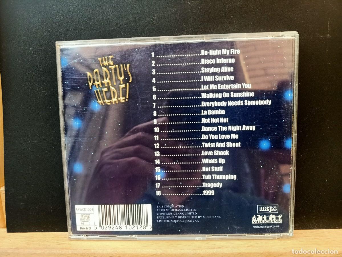 CDs de m&uacute;sica: THE PARTY&acute;S HERE - MILLENIUM PARTY - 18 TRACKS - 1998 - Foto 4