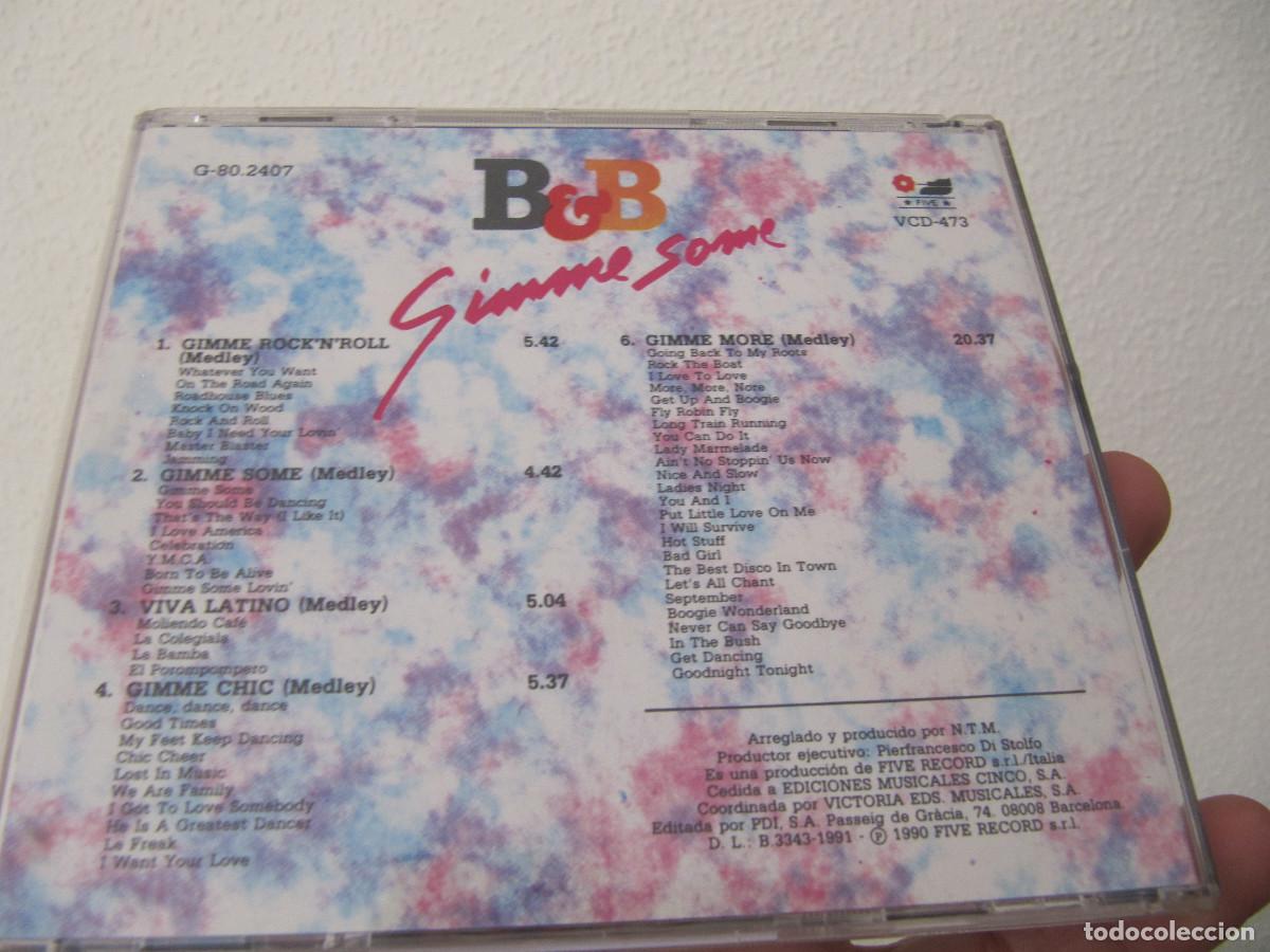 CDs de m&uacute;sica: B & B - GIMME SOME - Foto 2