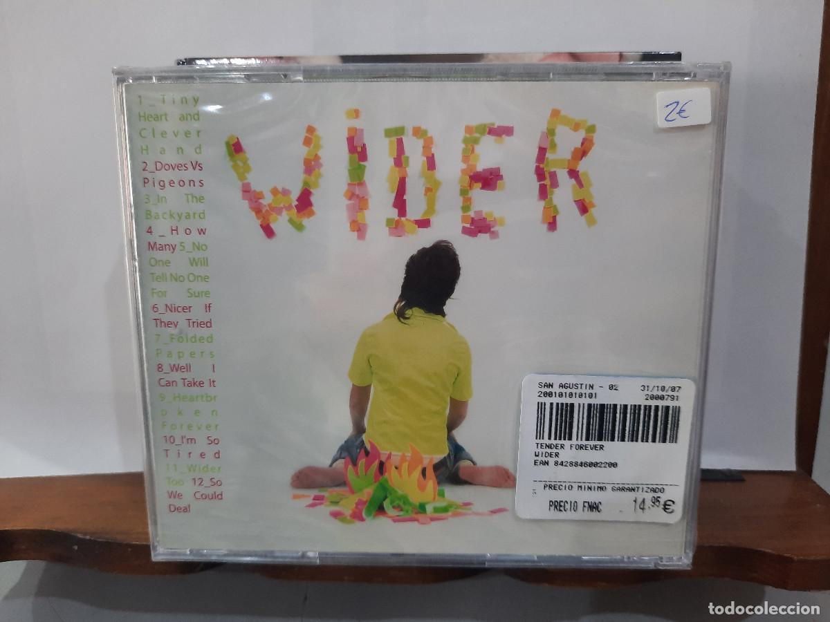 CDs de m&uacute;sica: Tender Forever &ndash; Wider - CD. - Foto 2