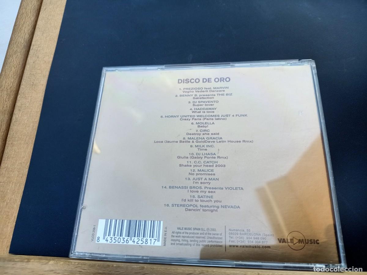 CDs de m&uacute;sica: DISCO DE ORO - TV - VALE MUSIC - 2003 - Foto 3