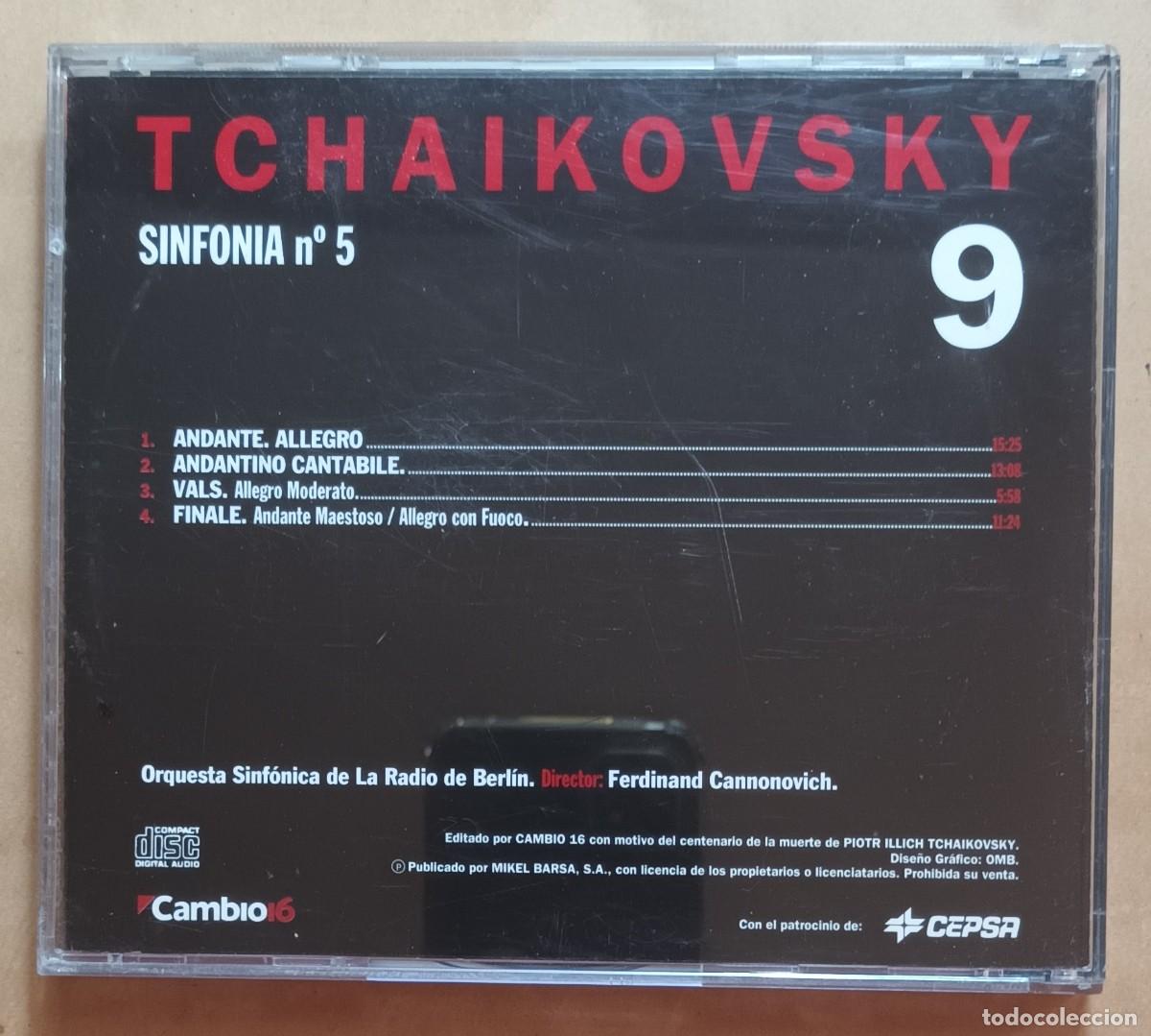 CDs de m&uacute;sica: CD - TCHAIKOVSKY (9) - SINFONIA N&ordm; 5 - Foto 2