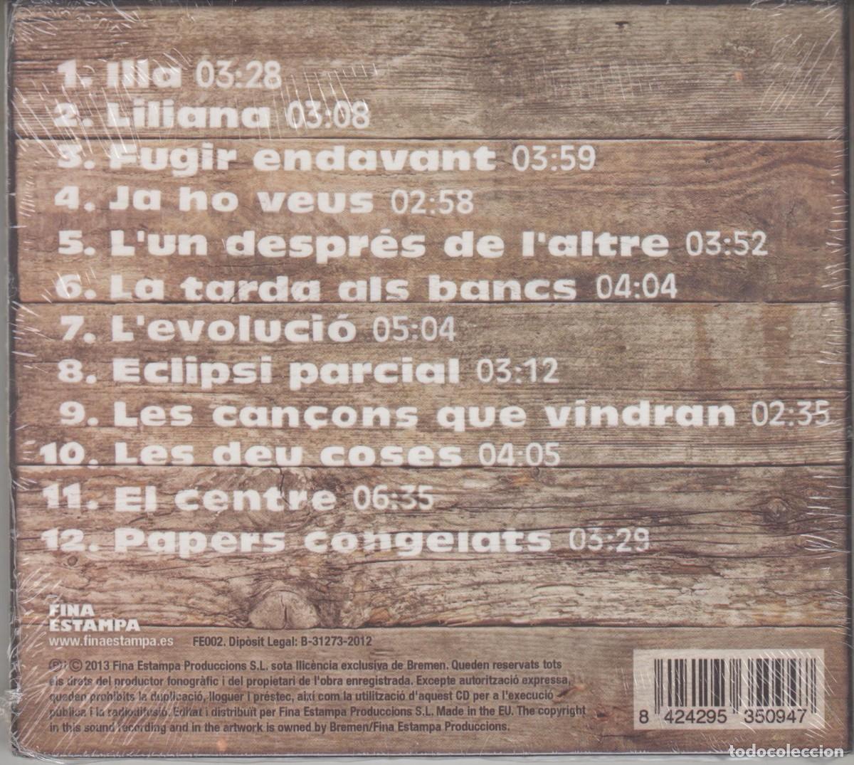 CDs de m&uacute;sica: Bremen cd Les can&ccedil;ons que vindran 2012 (Precintado) - Foto 2