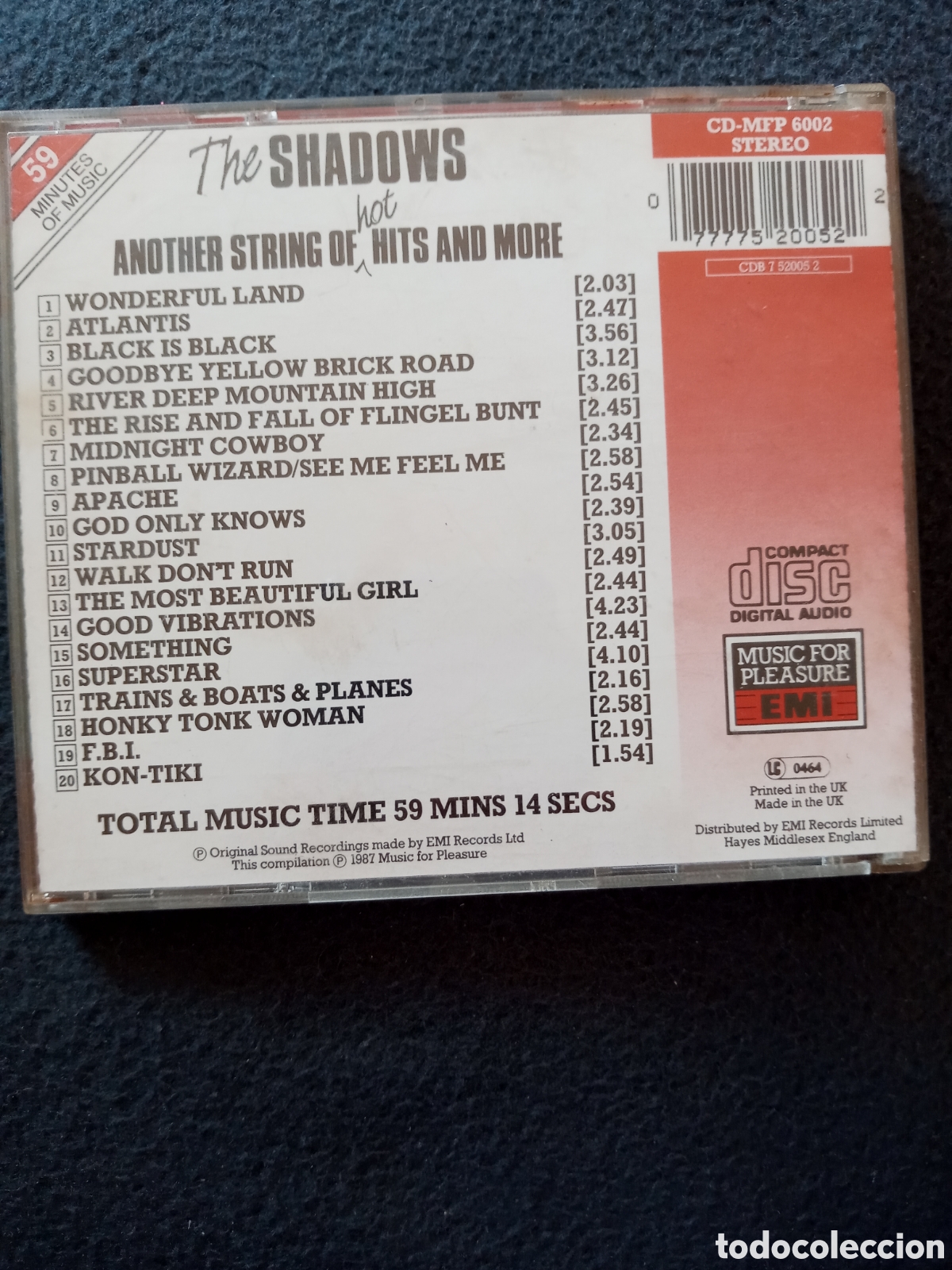 CDs de m&uacute;sica: The Shadows.another string of hits - Foto 2