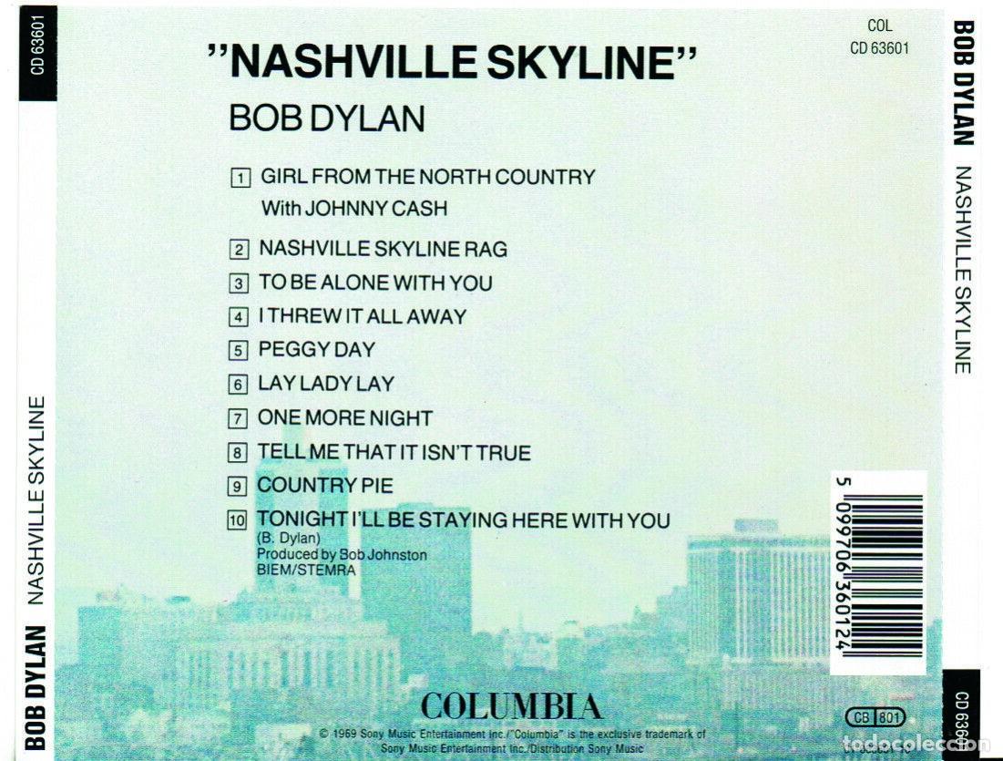 CDs de m&uacute;sica: Bob Dylan - Nashville Skyline - CD - near MINT - Foto 2