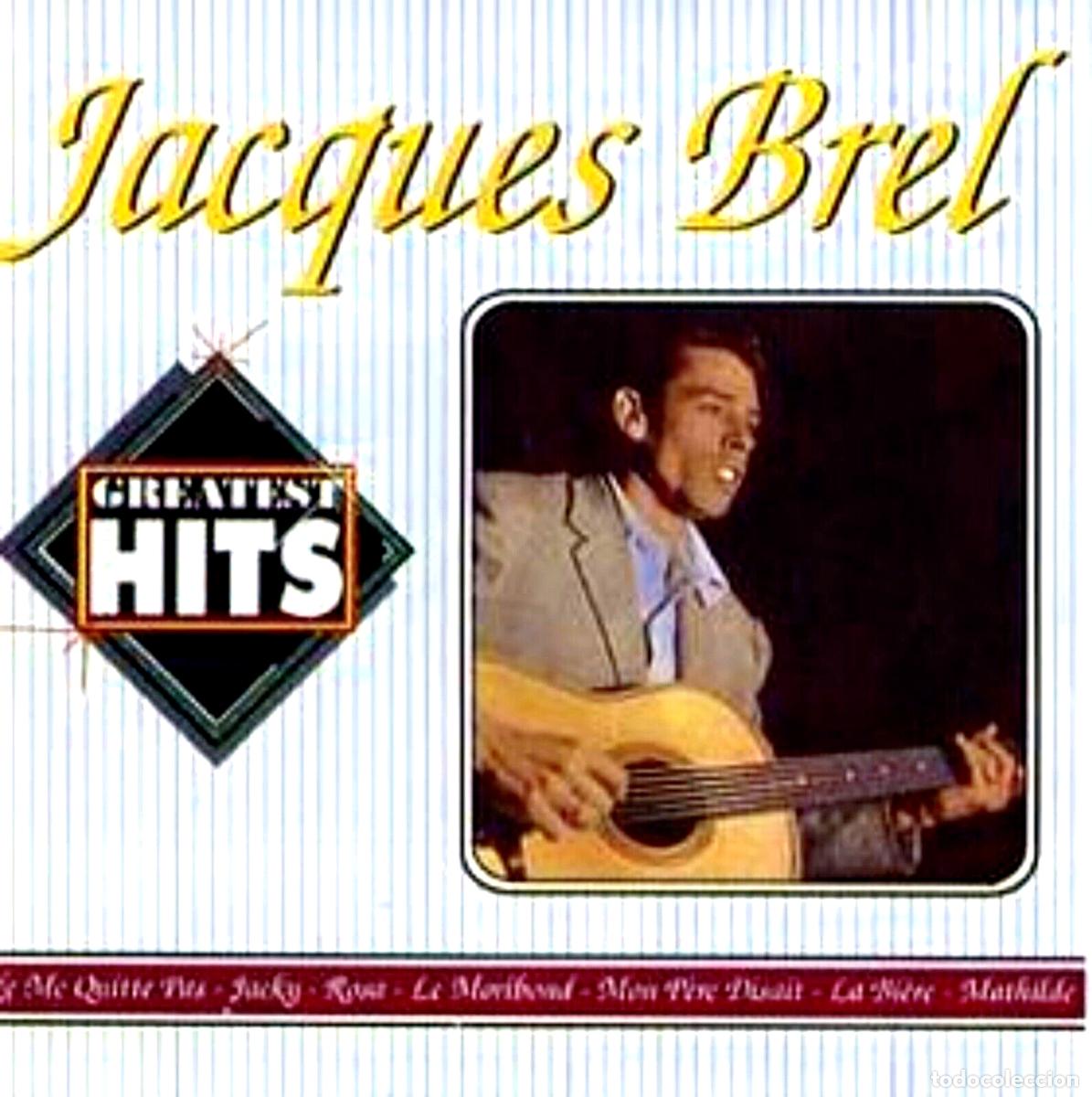 CDs de m&uacute;sica: Jacques Brel - Jacques Brel &lrm;&ndash; Greatest Hits - Foto 1