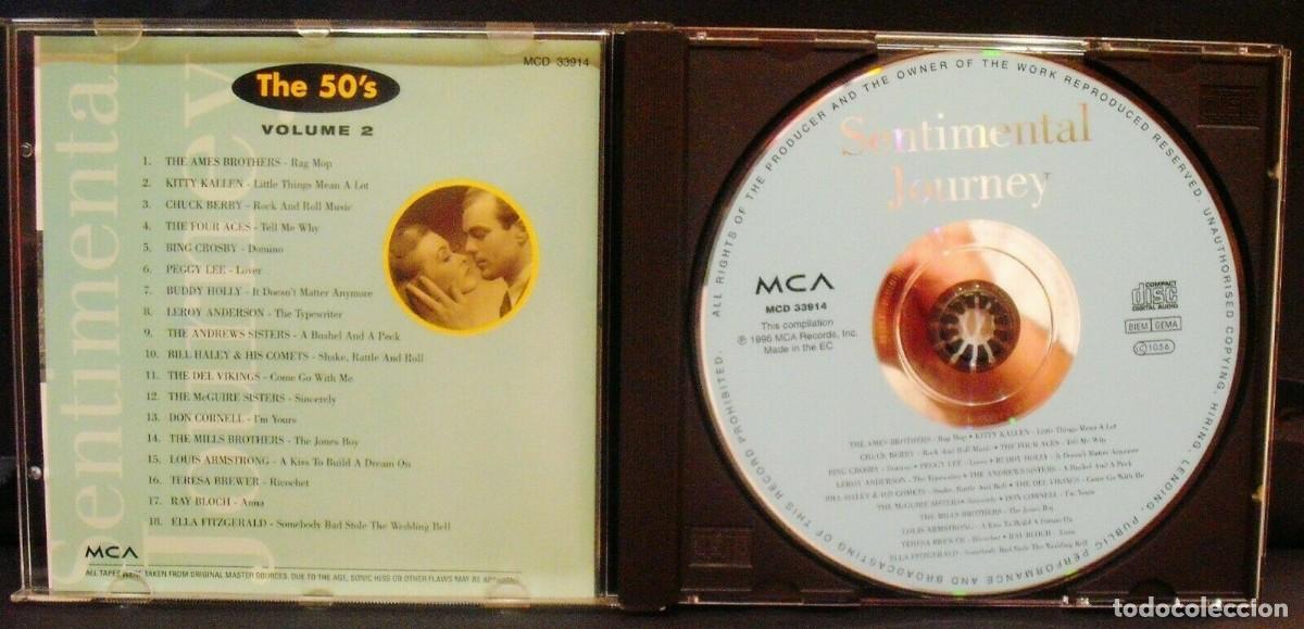 CDs de m&uacute;sica: Various - Sentimental Journey Vol.2 - The 50s - CD - 1996 - Foto 3