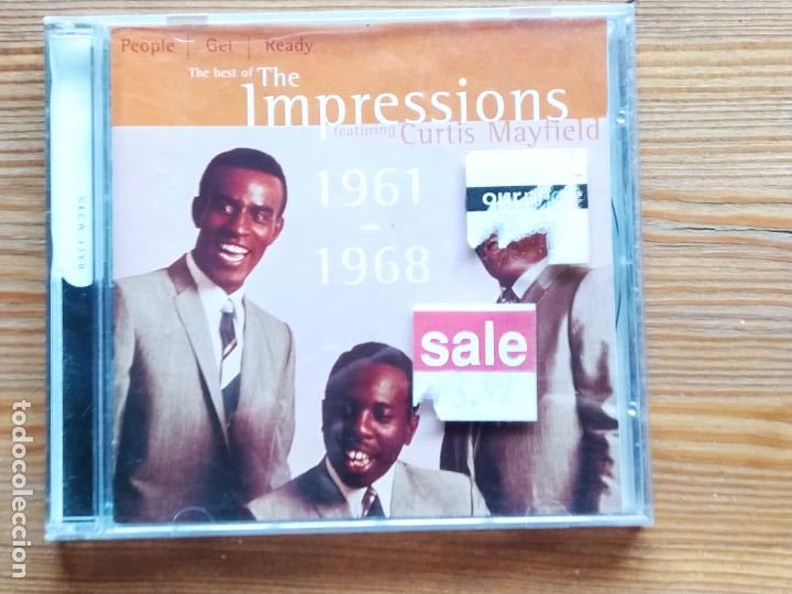 Musik-CDs: CD THE BEST OF THE IMPRESSIONS FEATURING CURTIS MAFIELD 1961-1968 (2L)