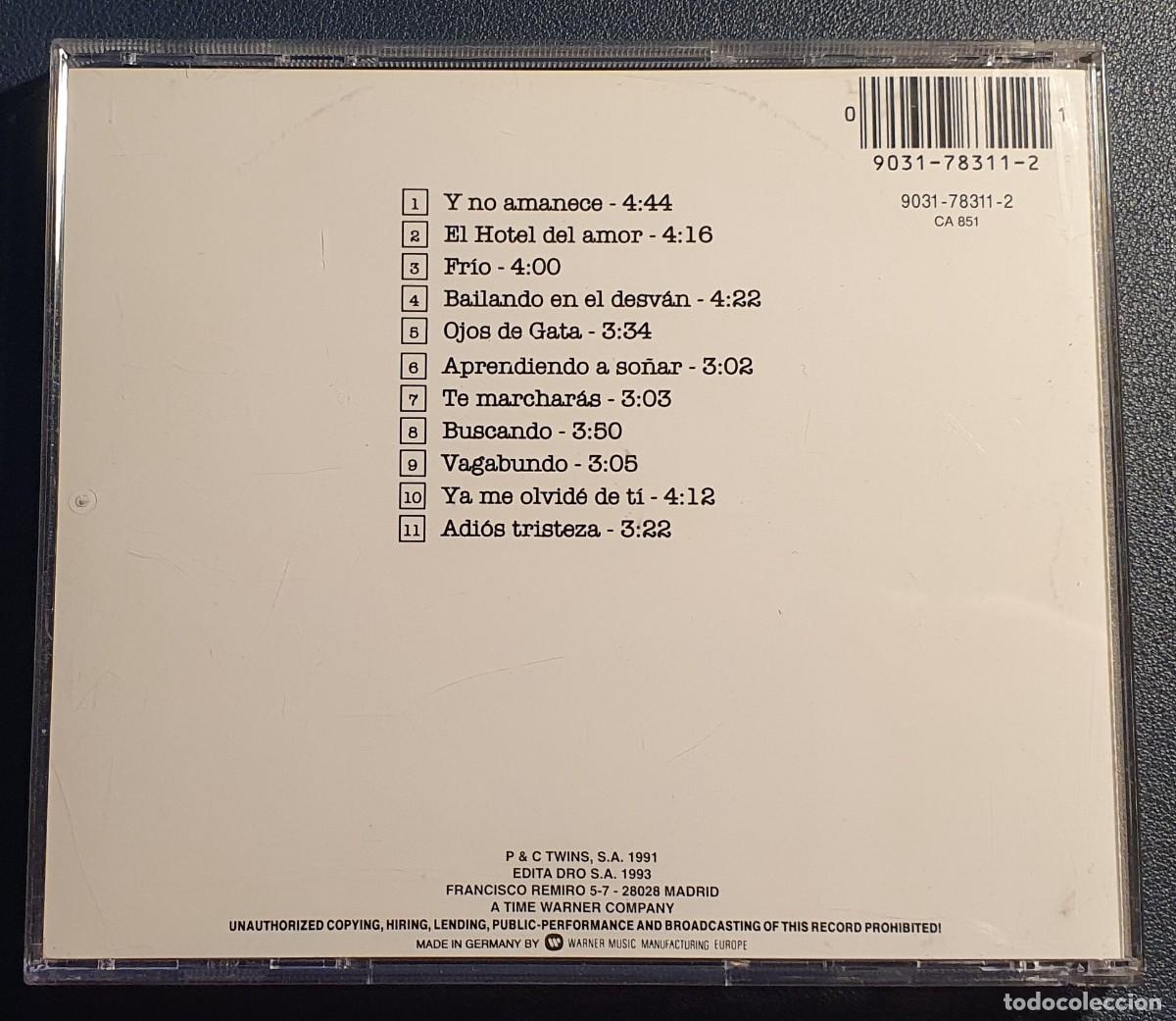 CDs de m&uacute;sica: cd los Secretos. Adi&oacute;s Tristeza - Foto 2