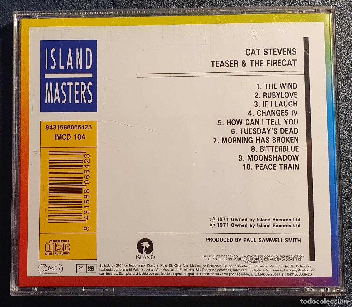 CDs de m&uacute;sica: CAT STEVENS - TEASER AND THE FIRECAT - CD - Foto 2
