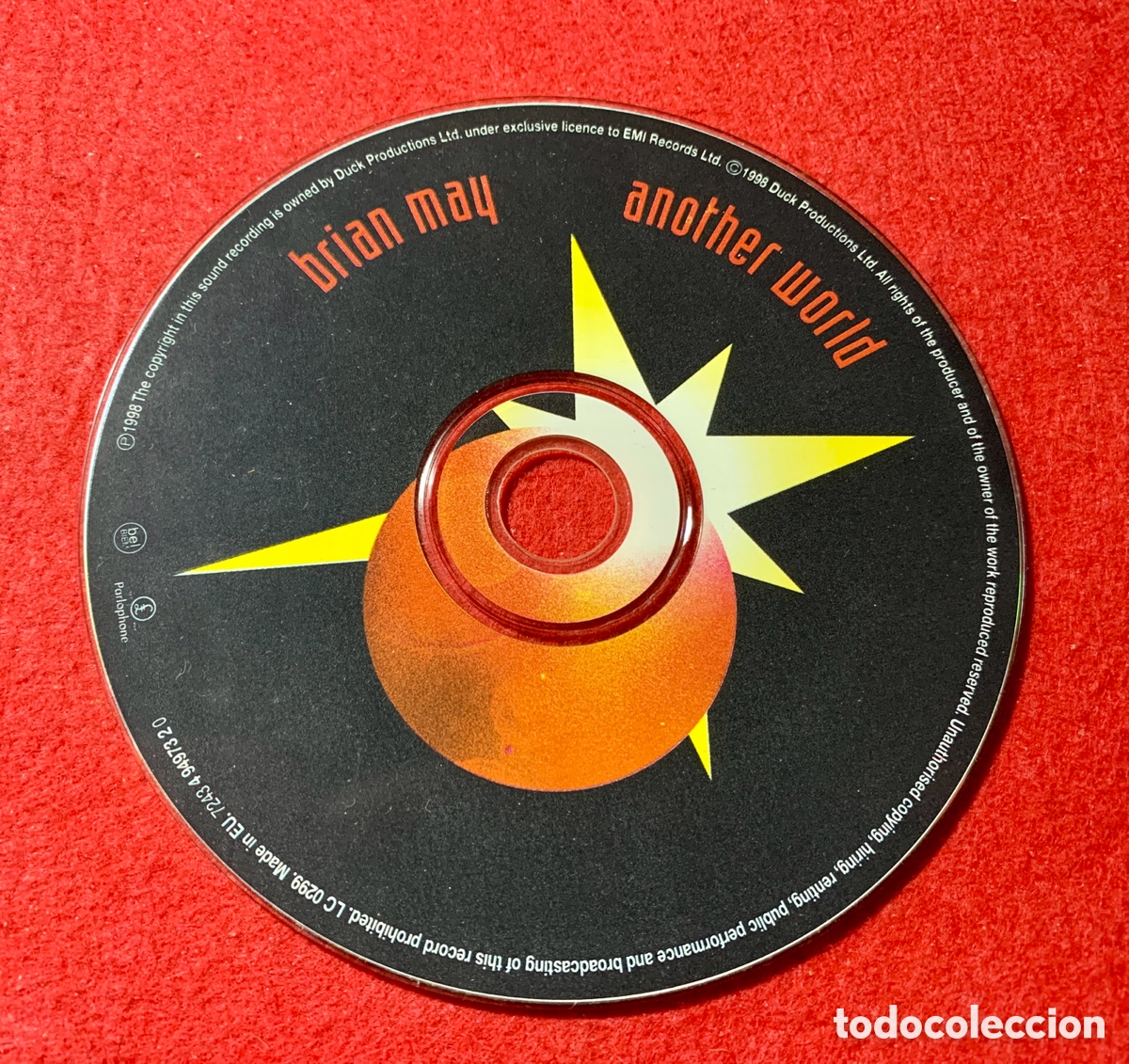 CDs de m&uacute;sica: Brian May Firmado Cd Another World - Foto 6