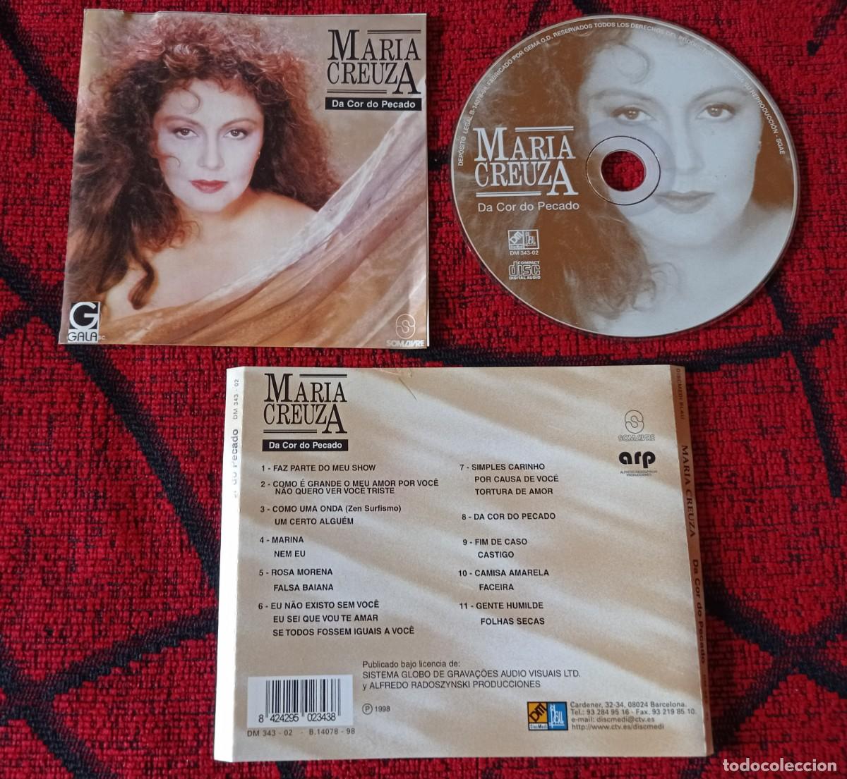 CDs de m&uacute;sica: MARIA CREUSA ** Da Cor Do Pecado ** CD REDDICION 1998 - Foto 1
