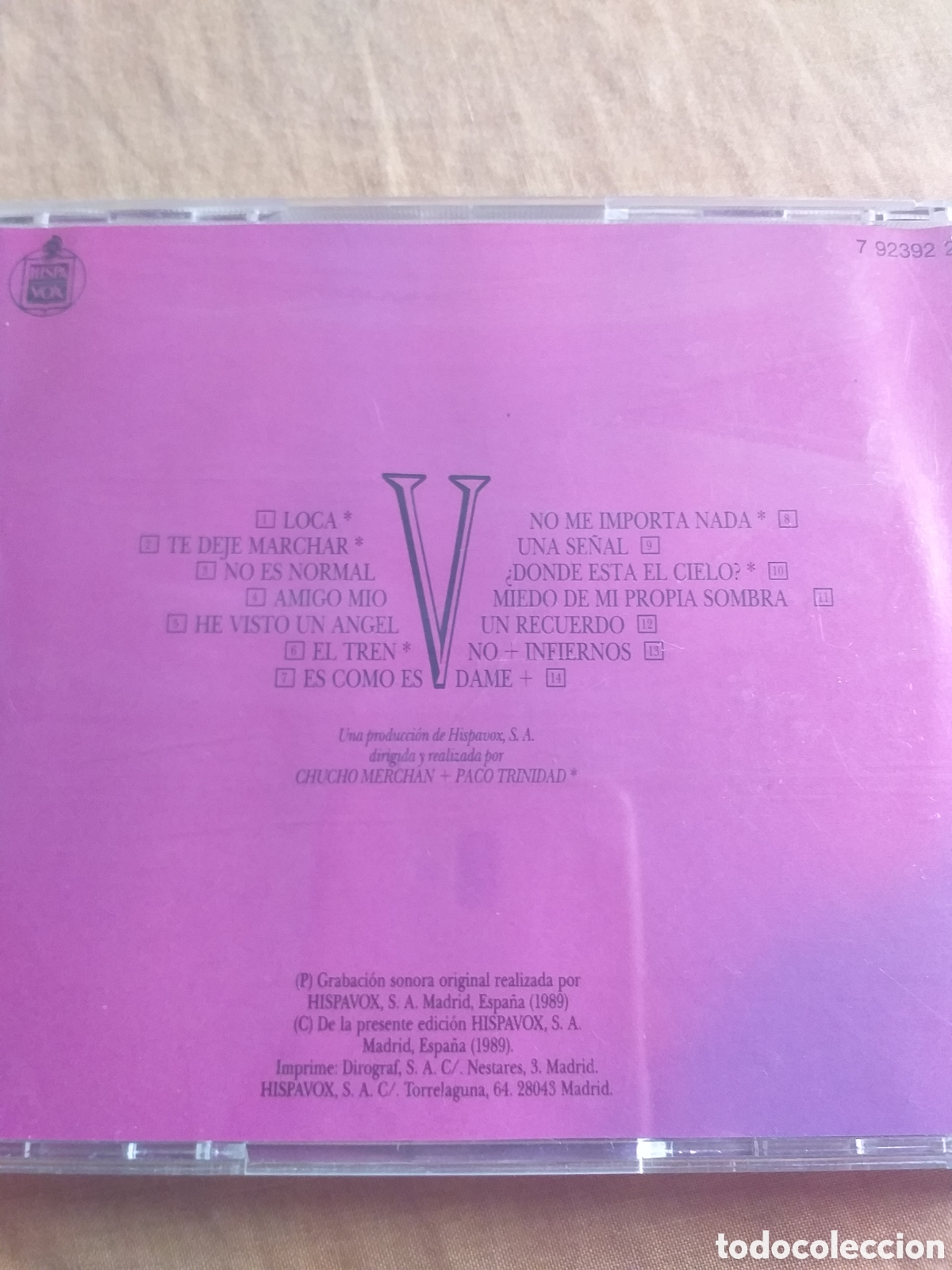 CDs de m&uacute;sica: CD- LUZ CASAL -V - Foto 2