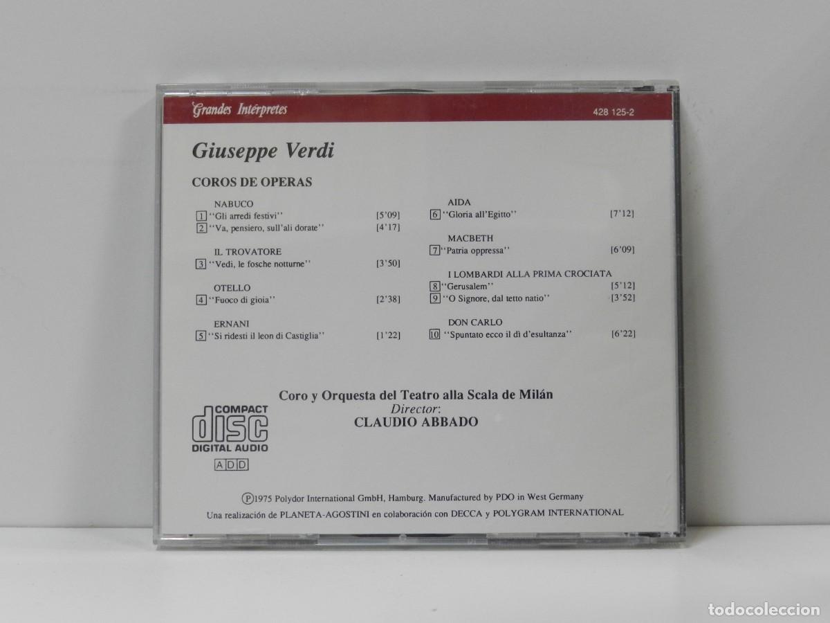 CDs de m&uacute;sica: DISCO CD. Abbado &ndash; Verdi. COMPACT DISC. - Foto 2