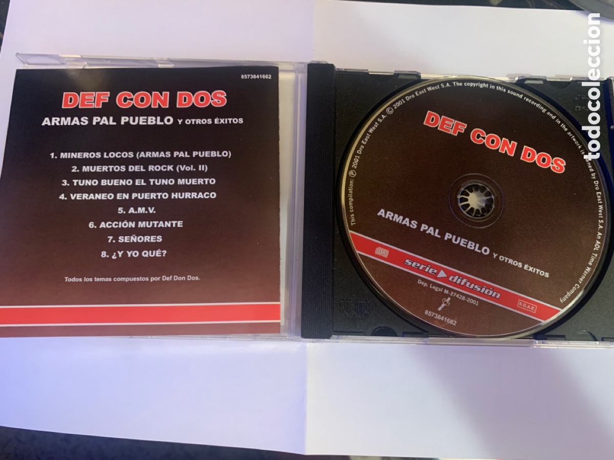 CDs de m&uacute;sica: Def con dos CD raro y cd desobedientzia - Foto 3