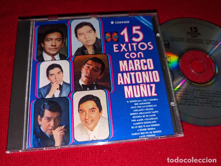 CDs de m&uacute;sica: MARCO ANTONIO MU&Ntilde;IZ 15 exitos con CD 1991 RCA MEXICO - Foto 1